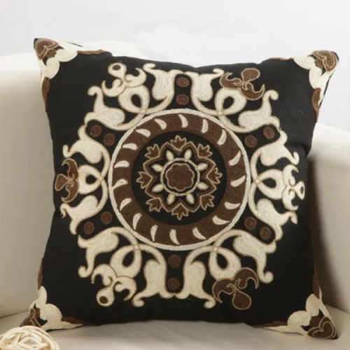 Vintage Floral Embroidered Cushion. Home Office Garden | HOG-HomeOfficeGarden | online marketplace