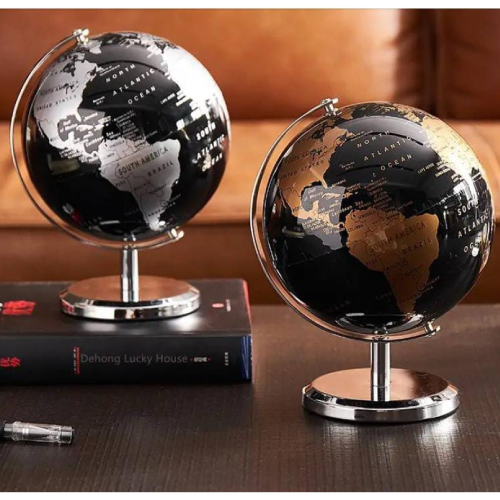 World Globe With A Stainless Stand Home Office Garden | HOG-Home Office Garden | online marketplace