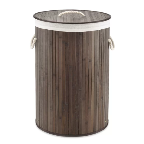 Bamboo Round Laundry Bin with Lid. Home Office Garden | HOG-HomeOfficeGarden | online marketplace