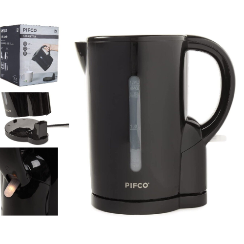 Pifco Black 1.7L Kettle