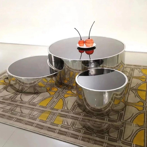 Sphere Coffee Table With Side Table Home Office Garden | HOG-Home Office Garden | HOG-Home Office Garden