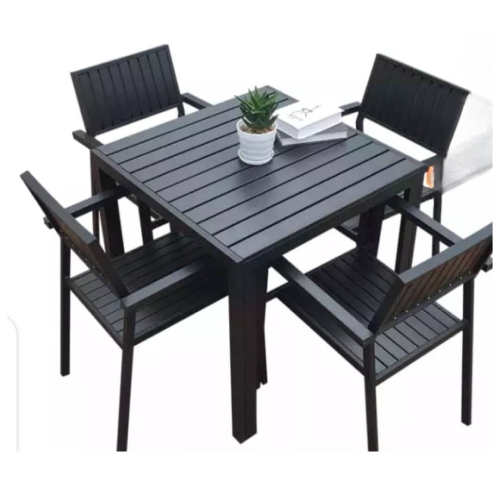 Outdoor Table And Chair Plastic Wood Home Office Garden | HOG-Home Office Garden | HOG-Home Office Garden