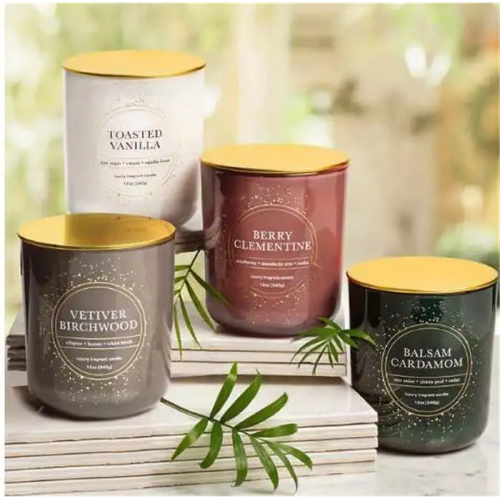 Bellevue Luxury Scented Jar Candles - 12oz - 4-pack. Home Office Garden | HOG-HomeOfficeGarden | online marketplace