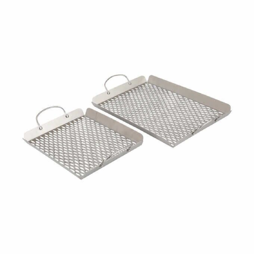 Linkfair - Stainless Steel Grill Baskets - 2 Piece. Home Office Garden | HOG-HomeOfficeGarden | online marketplace
