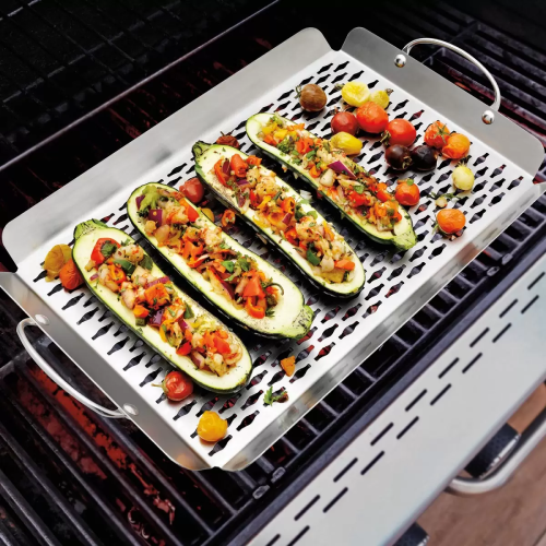 Linkfair - Stainless Steel Grill Baskets - 2 Piece. Home Office Garden | HOG-HomeOfficeGarden | online marketplace