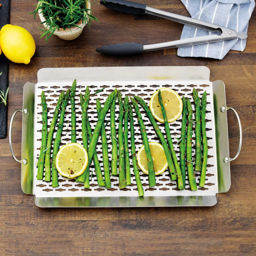 Linkfair - Stainless Steel Grill Baskets - 2 Piece. Home Office Garden | HOG-HomeOfficeGarden | online marketplace