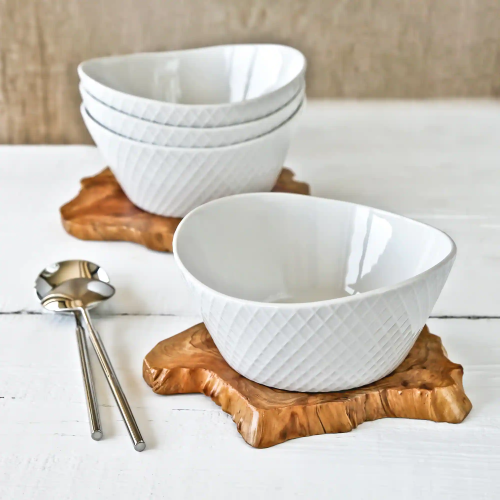 Over & Back 4-piece Porcelain Serving Bowl Set. Home Office Garden | HOG-HomeOfficeGarden | online marketplace