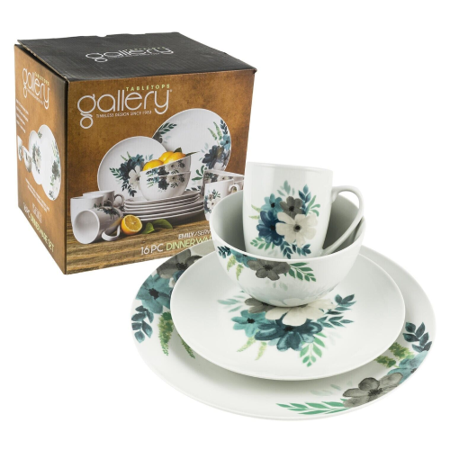 Tabletops Gallery Emily - 16 Piece Round Rim Dinnerware Set -Service Of 4. Home Office Garden | HOG-HomeOfficeGarden | online marketplace