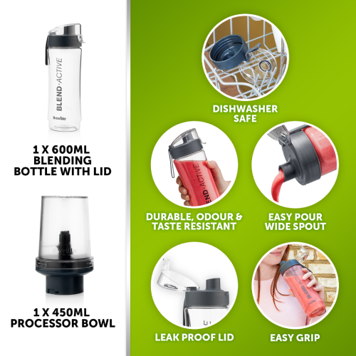 Breville Blend Active Compact Food Processor - 350W - 450ml. Home Office Garden | HOG-HomeOfficeGarden | online marketplace