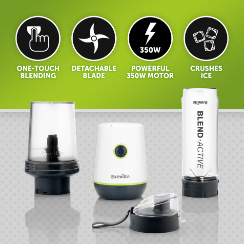 Breville Blend Active Compact Food Processor - 350W - 450ml. Home Office Garden | HOG-HomeOfficeGarden | online marketplace