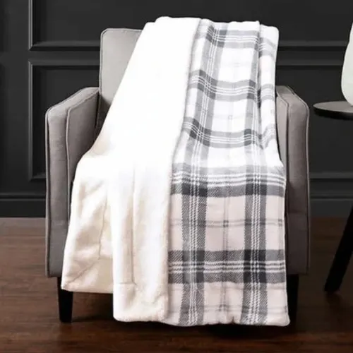 Life Comfort® Ultimate Sherpa Faux Fur Throw - 60 In X 70. Home Office Garden | HOG-HomeOfficeGarden | online marketplace