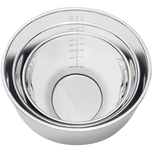 Miu Stainless Steel Mixing Bowls - Set Of 3. Home Office Garden | HOG-HomeOfficeGarden | online marketplace