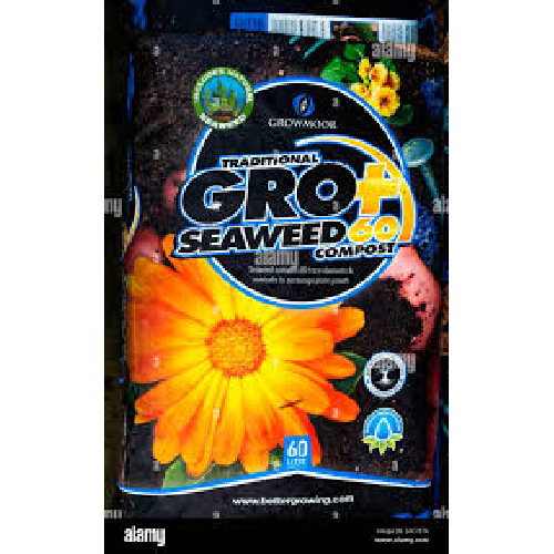 Traditional Gro+ Seaweed 60Liters Compost 