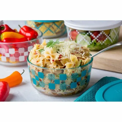 Pyrex Decorative Glass Food Storage Set - 8-piece - 3.73ml Home Office Garden | HOG-Home Office Garden | HOG-Home Office Garden