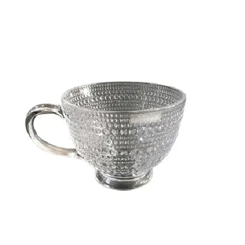 Godinger Hobnail Crystal Coffee Mugs - Set Of 4