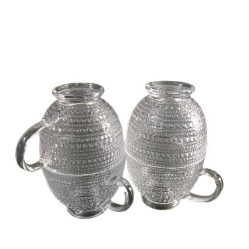 Godinger Hobnail Crystal Coffee Mugs - Set Of 4
