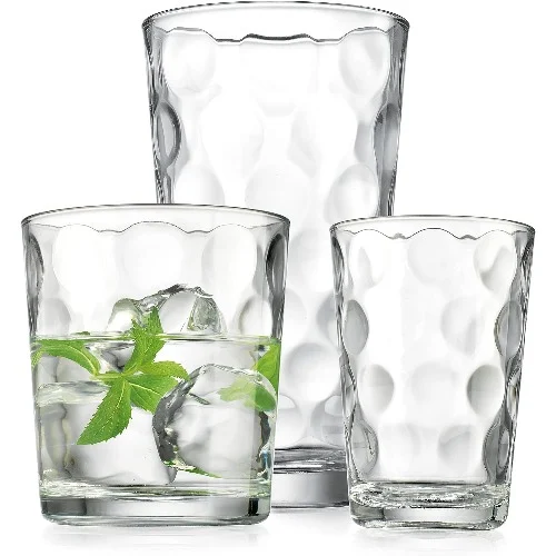 Wendy Bellissimo & Beyond Glassware Set - 18 Piece Mixed Drinkware Home Office Garden | HOG-Home Office Garden | HOG-Home Office Garden