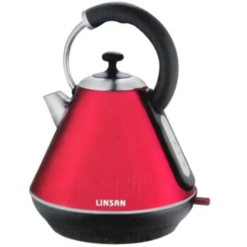 Linsan Metallic Electric Kettle 504 Red Order Now HOG