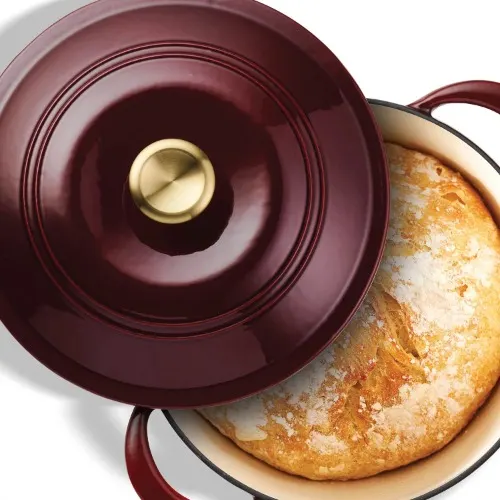 Tramontina Enameled Cast Iron 7-quart Dutch Oven - Cranberry