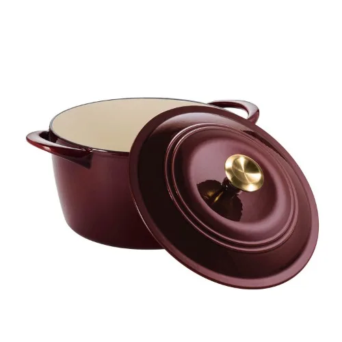 Tramontina Enameled Cast Iron 7-quart Dutch Oven - Cranberry