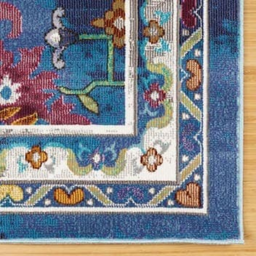 Carmen Capua Blue Area Rug - 9ft 10in X 13ft 269cm X 400cm Home Office Garden | HOG-Home Office Garden | online marketplace