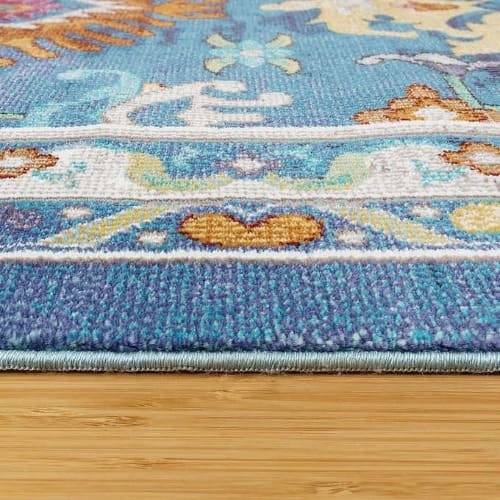 Carmen Capua Blue Area Rug - 9ft 10in X 13ft 269cm X 400cm Home Office Garden | HOG-Home Office Garden | online marketplace