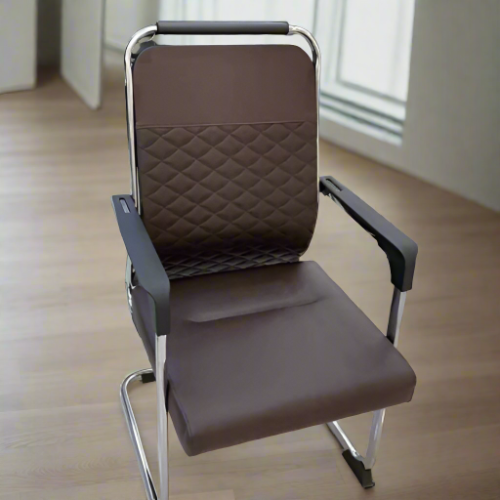 Brown Executive Visitor Chair Home Office Garden | HOG-Home Office Garden | online marketplace