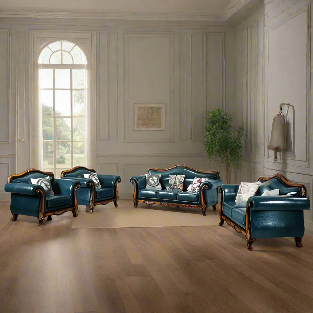 Cavalleri Leather Sofa Set-E801