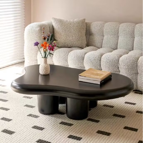 The Kiro Chubby Wavy Coffee Table - Black. Home Office Garden | HOG-HomeOfficeGarden | online marketplace