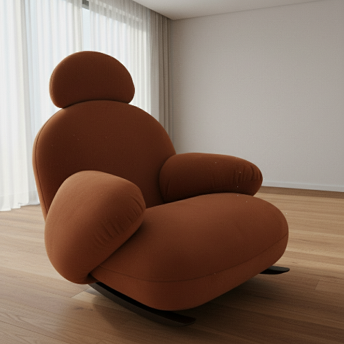 Modern Plush Rocker Chair Home Office Garden | HOG-HomeOfficeGarden | online marketplace