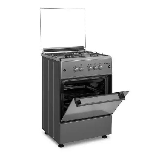 Maxi Gas Cooker 60x60 CM (3+1) Burners Inox @HOG - Home, Office, Online Marketplace