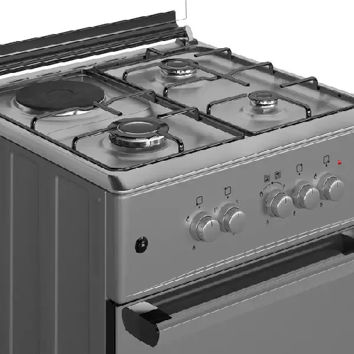Maxi Gas Cooker 60x60 CM (3+1) Burners Inox @HOG - Home, Office, Online Marketplace
