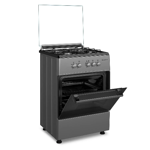 Maxi Gas Cooker 60x60 cm (4) Burners Black & Grey
