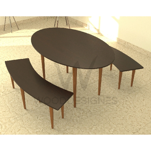 Melissa Dining Set (Dark-Brown) Home Office Garden | HOG-Home Office Garden | online marketplace