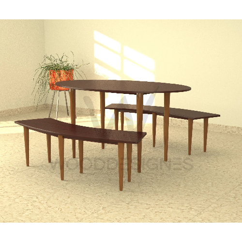 Melissa Dining Set (Red-Brown) Home Office Garden | HOG-Home Office Garden | online marketplace