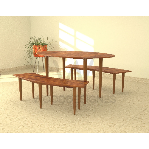 Melissa Dining Set (Teak)