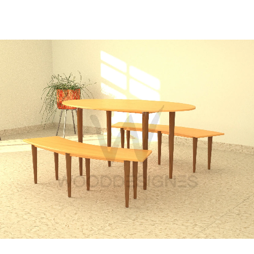 Melissa Dining Set (Golden-Brown) Home Office Garden | HOG-Home Office Garden | online marketplace