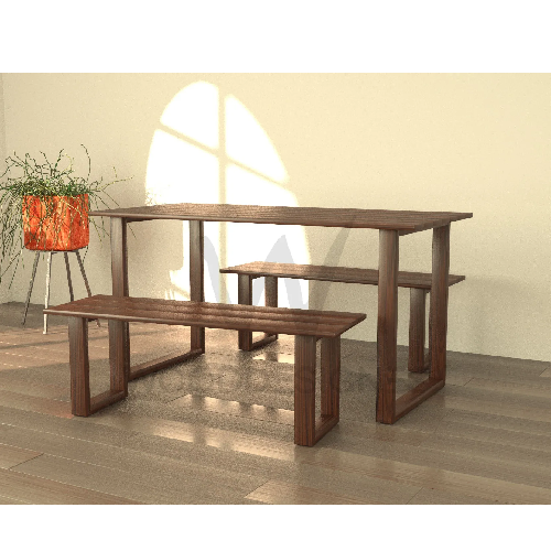 Greg Dining Set (Dark-Walnut) Home Office Garden | HOG-Home Office Garden | online marketplace