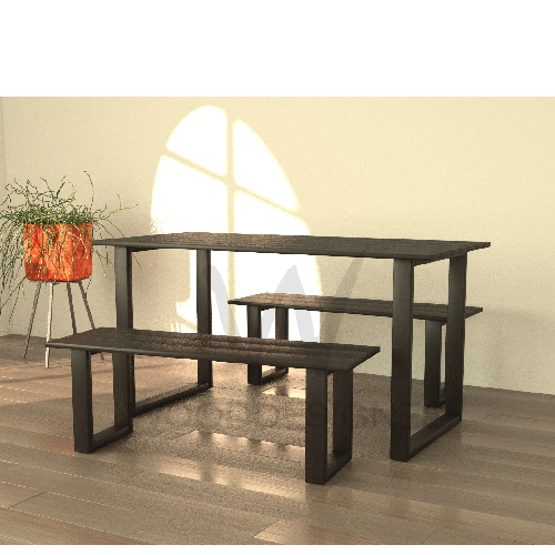 Greg Dining Set (Black) Home Office Garden | HOG-Home Office Garden | online marketplace