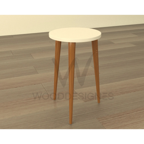 Timi Side Stool (White) Home Office Garden | HOG-Home Office Garden | online marketplace