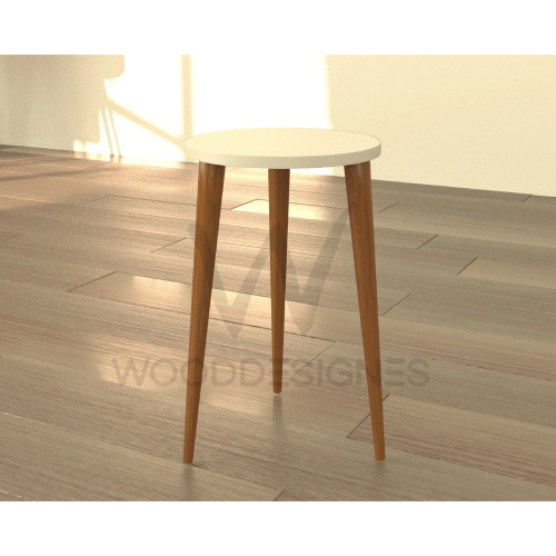 Timi Side Stool (White) Home Office Garden | HOG-Home Office Garden | online marketplace