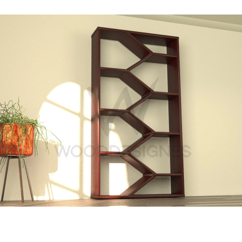 Zizi Display Shelf (Red-Brown) Home Office Garden | HOG-Home Office Garden | online marketplace