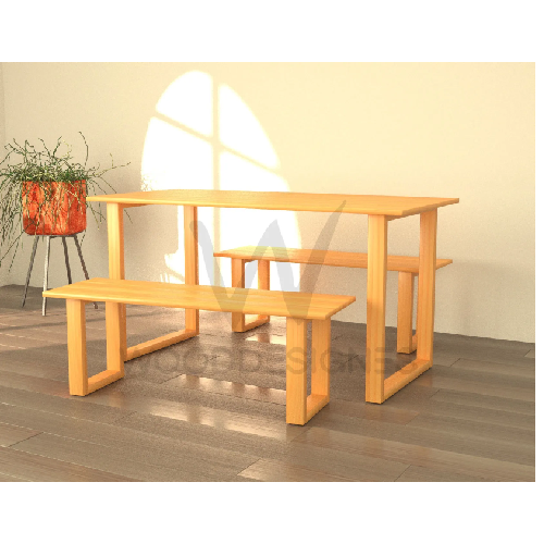 Greg Dining Set (Golden-Brown) Home Office Garden | HOG-Home Office Garden | online marketplace