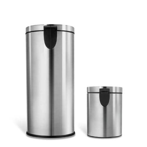 Ninestars Round Trash Can Combo Set - 30L & 5L