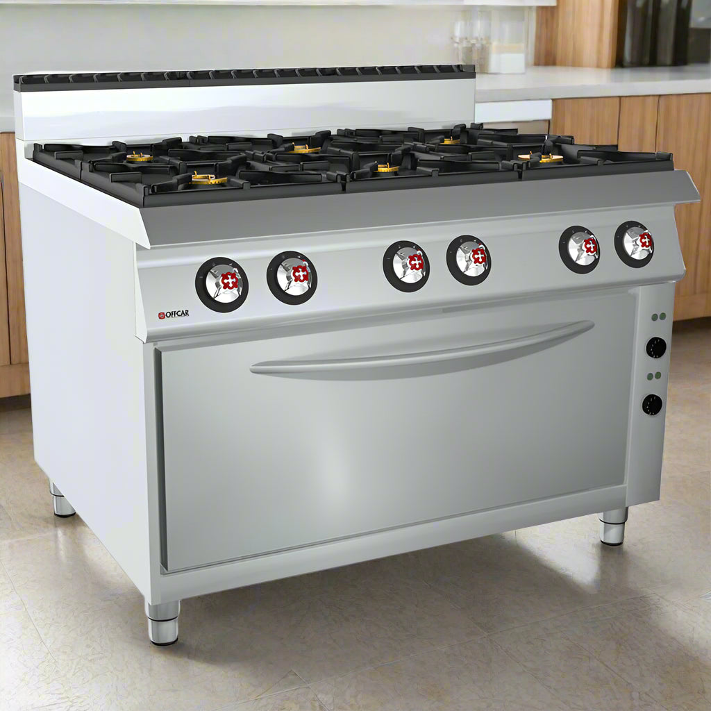 OFFCAR 6-Burner Gas Range with Maxi Gas Oven @ HOG