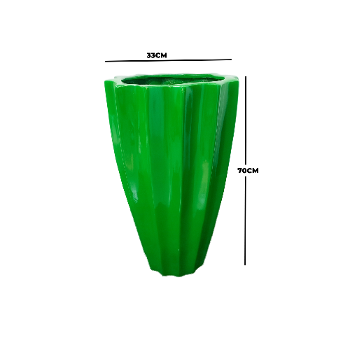 Okra Fiberglass Vase (One). @HOG - Home Office Garden Online Marketplace