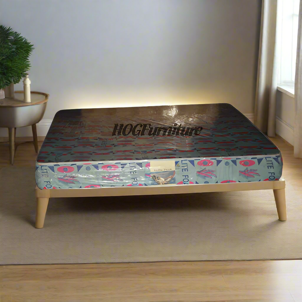 Olive Foam Elite Mattress 6ft x 6ft x 8" Non Quilted. Home Office Garden | HOG-HomeOfficeGarden | online marketplace