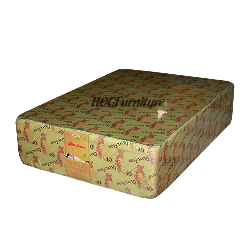 Olive Foam Mattress 6 x 4.5ft x 18" Non Quilted @HOG - Home Office Garden Online Marketplace