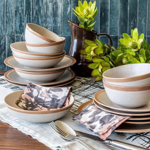 Overandback Stardust Dinnerware Set - 16-pieces. Home Office Garden | HOG-HomeOfficeGarden | online marketplace