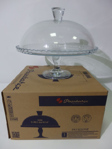 Patisserie Footed Service Plate With Dome (1pc). @HOG - Home Office Garden Online Marketplace